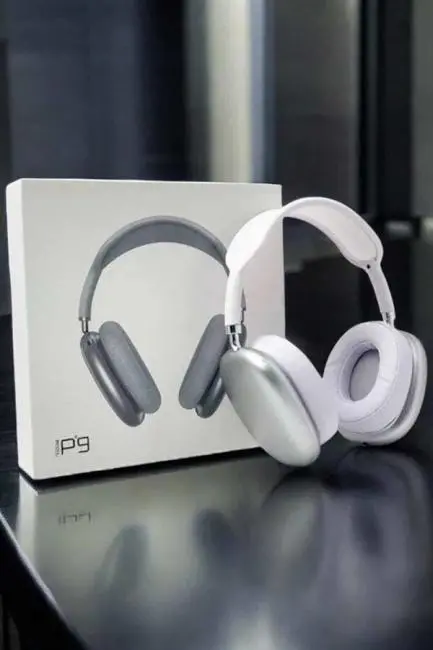 P9 Air Max Kablosuz 5.0 Mikrofonlu Bluetooth Kulaklık Beyaz Yüksek Ses Kaliteli