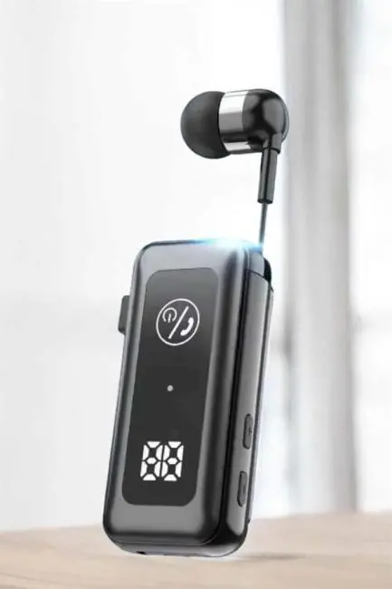 Makaralı Bluetooth Kulaklık Kulak İçi Dijital Göstergeli Yüksek Ses Kaliteli