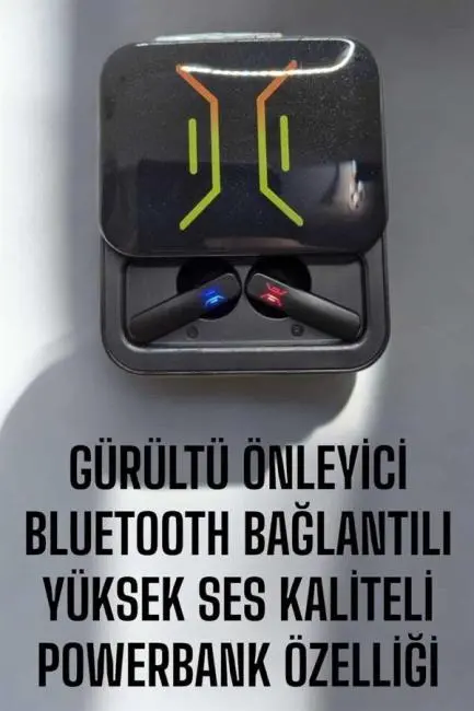 Kablosuz Bluetooth Kulaklık Powerbankli Uzun Pil Ömrü Yüksek Ses Kaliteli