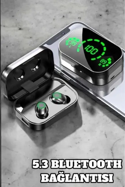 Bluetooth Kulaklık Çift Telefon Desteği ve Suya Dayanıklı Powerbankli