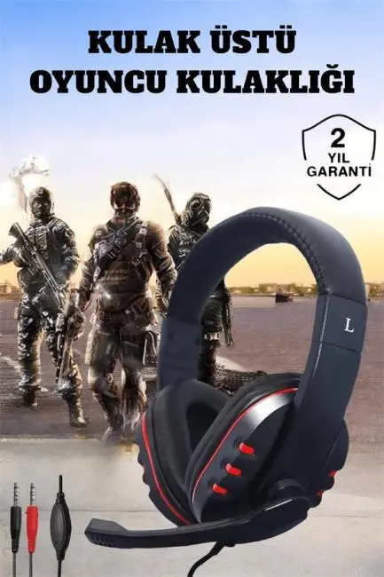 Mikrofonlu Gürültü Engelleyici ve Dayanıklı Kulaklık: Oyun Performansınızı Zirveye Taşıyın