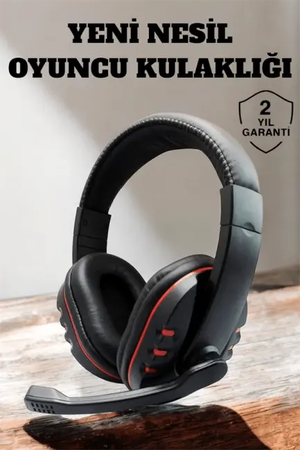 Güçlü Bass ve Suya Dayanıklı Kablolu Oyuncu Kulaklığı ile Kesintisiz Deneyim