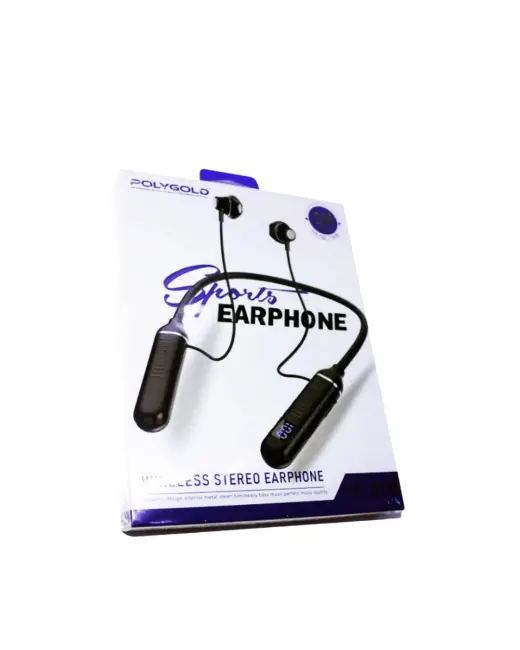 Polygold PG-100 Type-C Şarjlı Bluetooth Kulaklık – Boyun Askılı Uzun Pil Ömürlü Mikrofonlu