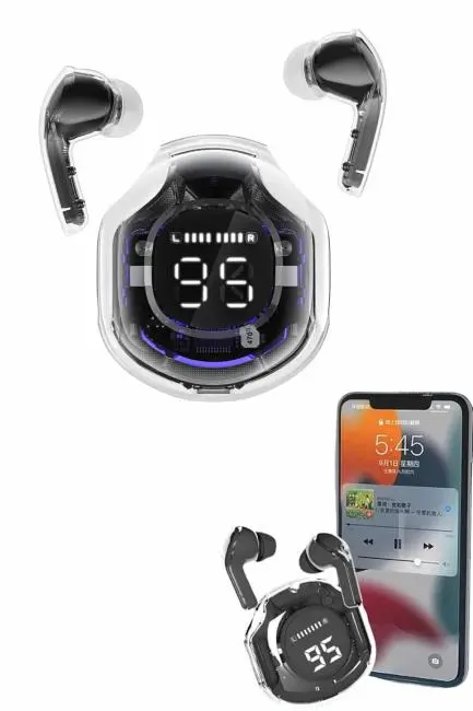 Kablosuz Dijital Göstergeli Powerbanklı IOS ve  Android Uyumlu Gaming Kulaklık