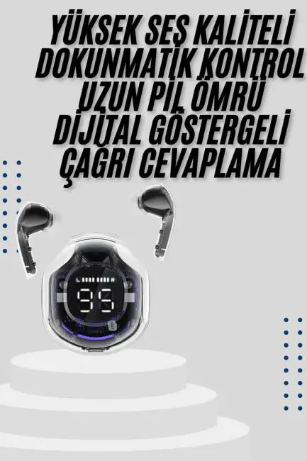 2025 Model Kablosuz Bluetooth Kulaklık ANC ENC Destekli HİFİ Stereo
