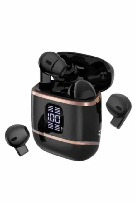 Profesyonel Dijital Göstergeli Düşük Gecikme Bluetooth Kulaklık Çift Kulaklık