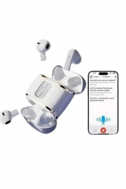 Profesyonel Dijital Göstergeli Düşük Gecikme Bluetooth Kulaklık Çift Kulaklık