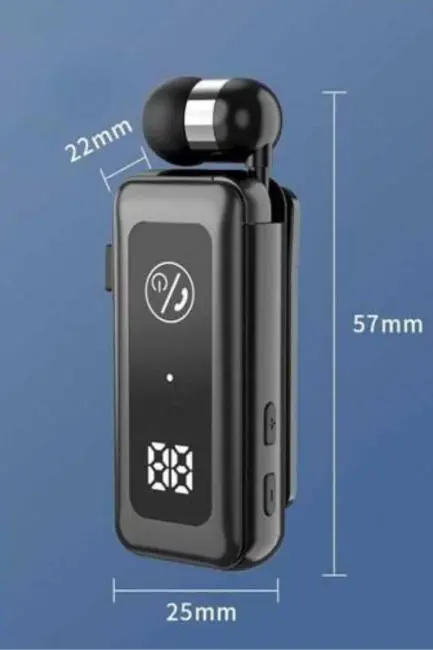 Makaralı Kulaklık SD Kart Girişli Dijital Göstergeli Kablolu Bluetooth Kulaklık