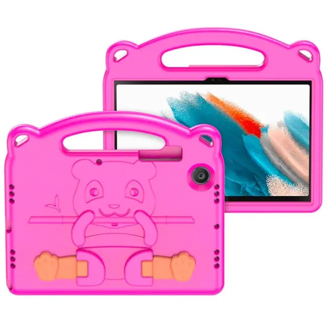 Dux Ducis Panda SM Tab A8 2021 10.5 (X200/X205) Kılıf Çocuk Shockproof Standlı Taşınabilir-(5775)