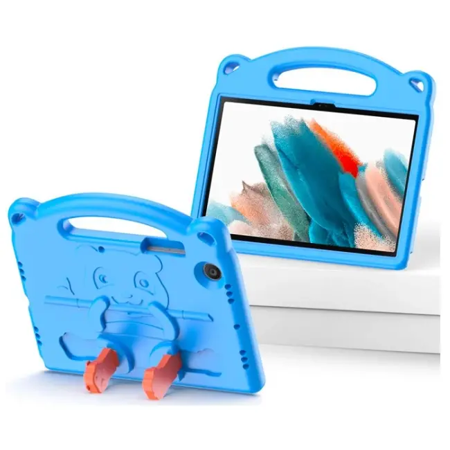 Dux Ducis Panda SM Tab A8 2021 10.5 (X200/X205) Kılıf Çocuk Shockproof Standlı Taşınabilir-(5775)