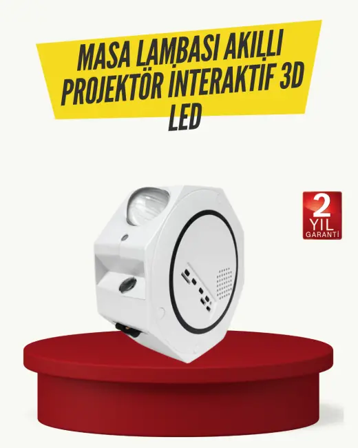 Romantik Atmosfer İçin Yıldızlı Gökyüzü LED Projektör