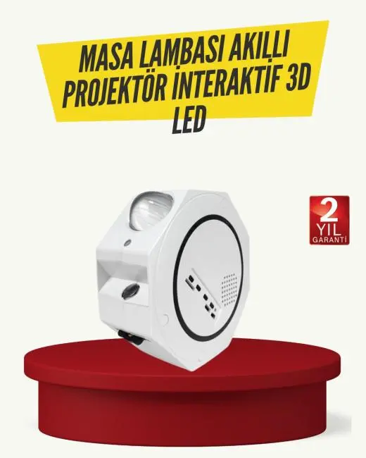 Romantik Atmosfer İçin Yıldızlı Gökyüzü LED Projektör