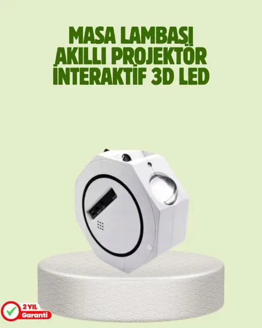 Çok Modlu Yıldız ve Okyanus Efektli Gece Işığı Projektörü