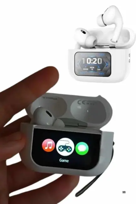 Dokunmatik Ekranlı Air Pro 2 ANC Kulaklık Kablosuz Çok Fonksiyonlu