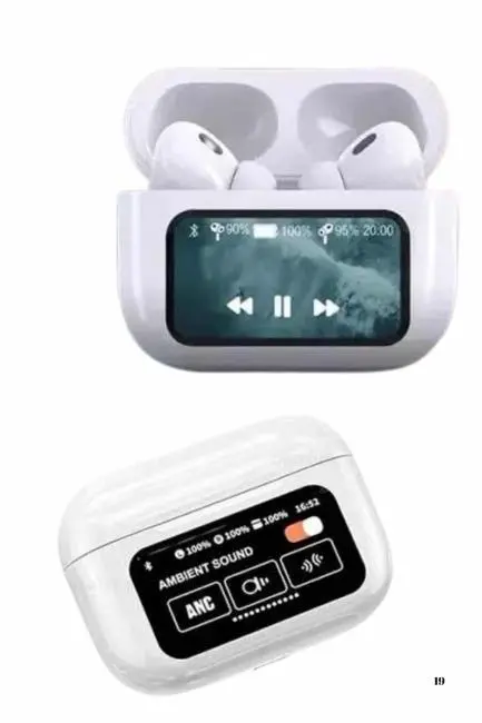 Dokunmatik Ekranlı Air Pro 2 ANC Kulaklık Kablosuz Çok Fonksiyonlu