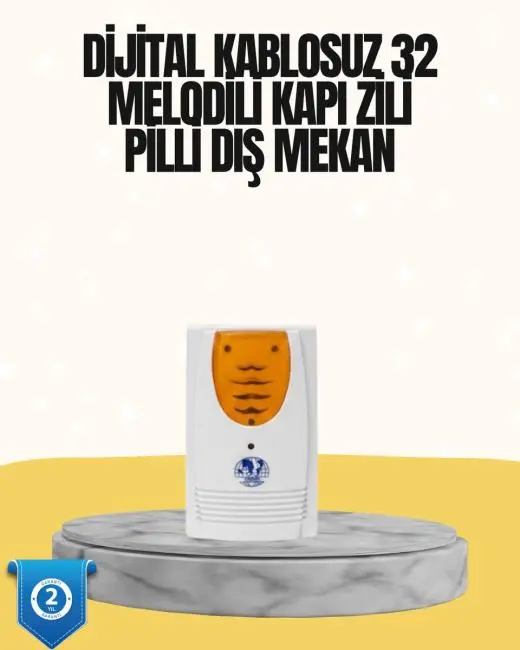 Kablosuz Kapı Zili Düzenli ve Konforlu Yaşam Alanları İçin