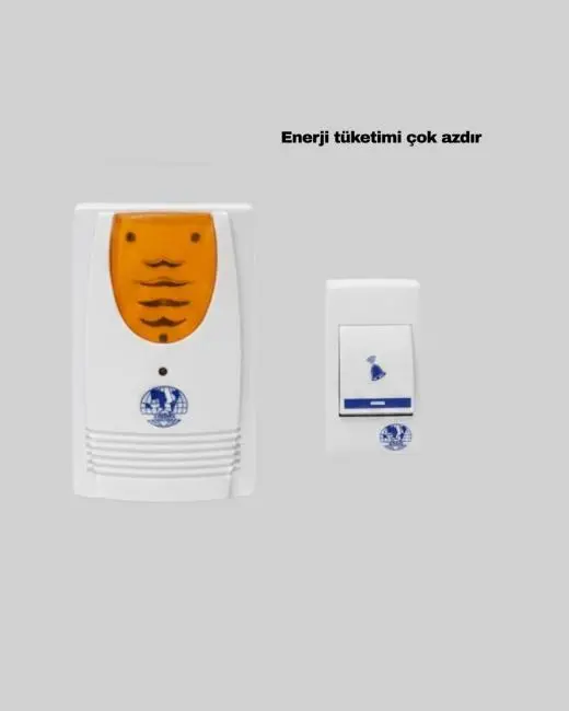 Kolay Kullanımlı Kablosuz Kapı Zili Şık ve Sade Tasarım