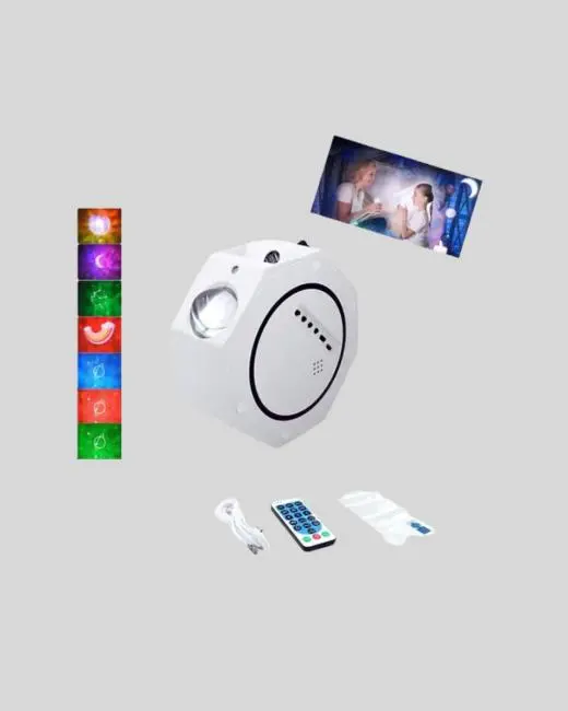 360° Döndürülebilir Yıldızlı Gökyüzü Projeksiyon Gece Lambası