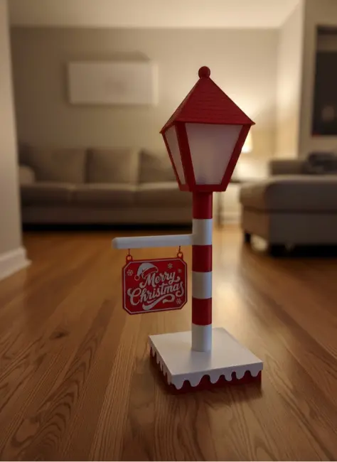 Yılbaşı Tabelalı Dekoratif Lamba Merry Christmas Işıklı Tasarım