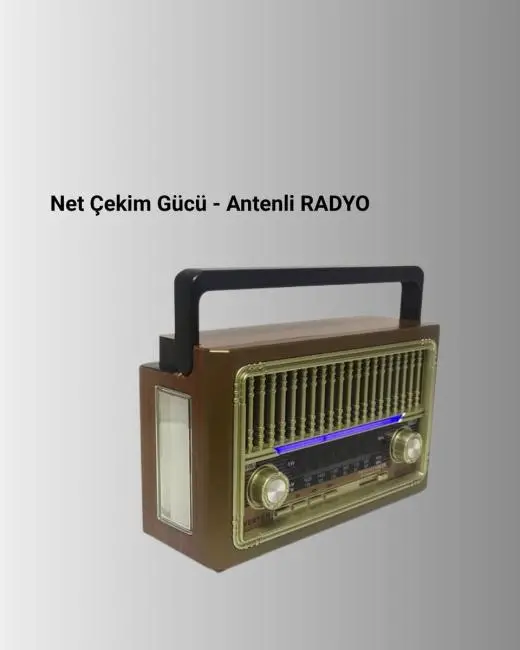 Şarjlı Radyo Hoparlör – İç ve Dış Mekan Uyumlu