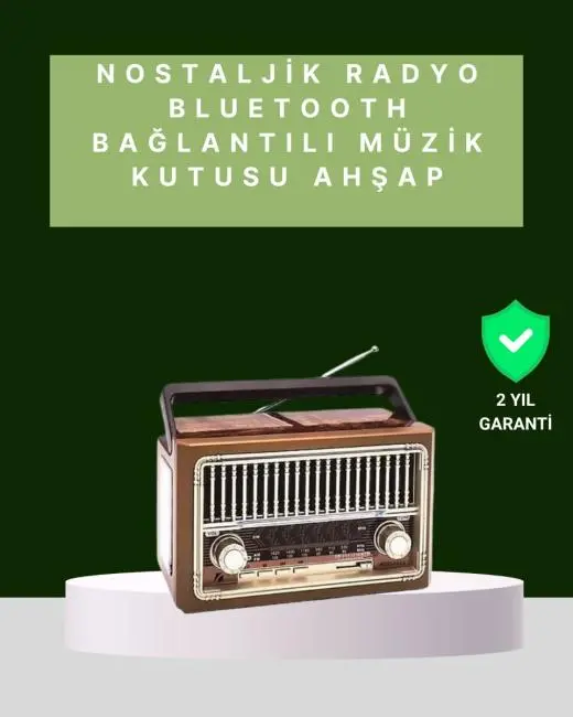 Kablosuz Bluetooth Hoparlör ve FM Radyo