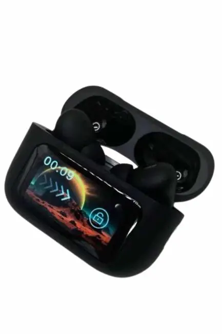 Kulak İçi Bluetooth Kulaklık Ekranlı Müzik Dinleme Çağrı Cevaplama Siyah