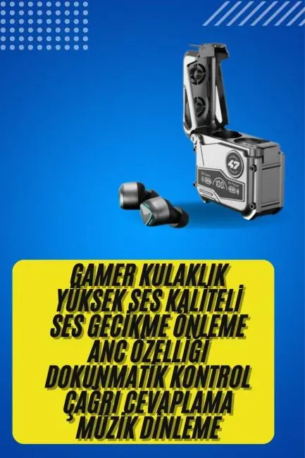 Bluetooth Kulaklık Dokunmatik Kontrol Tws kablosuz kulaklık Hi-fi Stereo