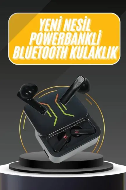 Powerbank Bluetooth Kulaklık Oyuncu Kulaklığı Yüksek Ses Kaliteli