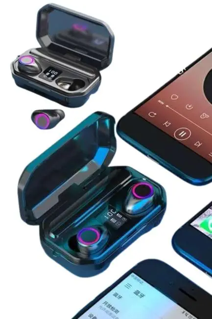 Yeni Nesil Bluetooth Kulaklık Uzun Pil Ömrü El Fenerli Dijital Şarj Göstergeli