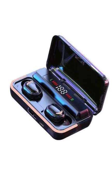 Bluetooth Kulaklık Dijital Şarj Göstergeli Powerbankli Bass Özellikli Kablosuz Kulakiçi 5.1 Mikrofonlu