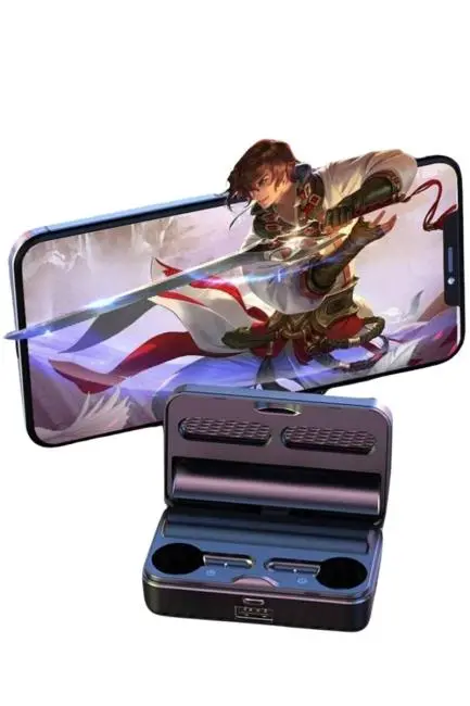 Yeni Nesil Kablosuz Kulaklık Aynalı Powerbank Özellikli Bluetooth Bağlantılı Dijital Göstergeli