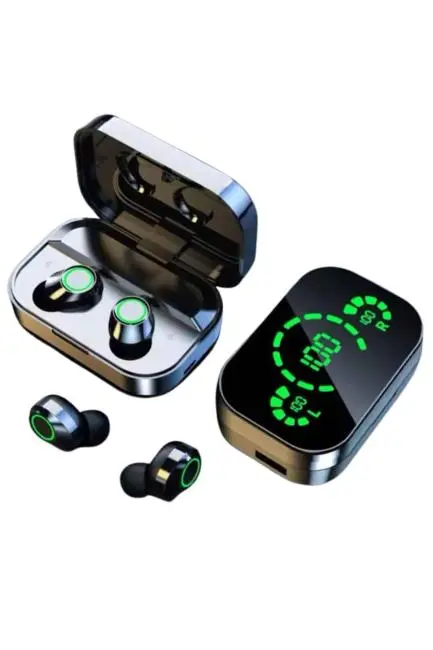 Yeni Nesil Bluetooth Kulaklık Çağrı Cevaplayabilen Dijital Göstergeli Powerbankli