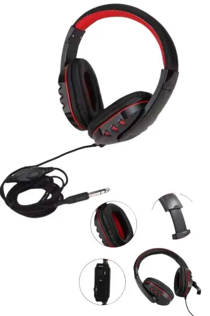 Mikrofonlu Gamer Kulaklık Oyuncu Kulaklığı Yüksek Ses Kaliteli Stereo Yumuşak Yastıklar