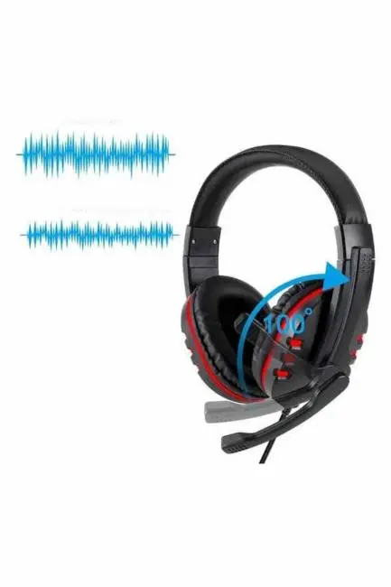 Oyuncu Kulaklığı Kulak Üstü Kablolu Gaming Kulaklık Mikrofonlu ANC Özelliği