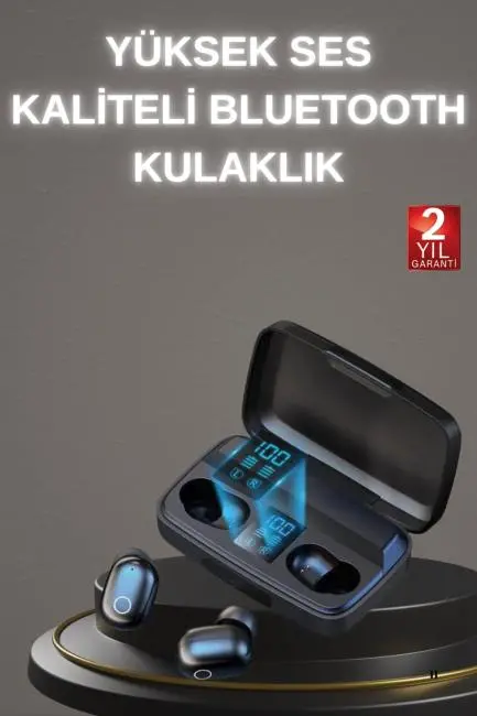 Yeni Nesil TWS Kablosuz Kulaklık Güçlü Batarya Yüksek Kalite Bluetooth 5.0 ANC Özelliği