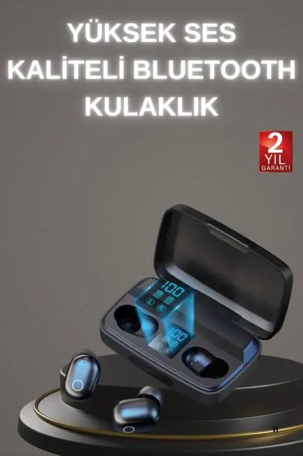 Yeni Nesil TWS Kablosuz Kulaklık Güçlü Batarya Yüksek Kalite Bluetooth 5.0 ANC Özelliği