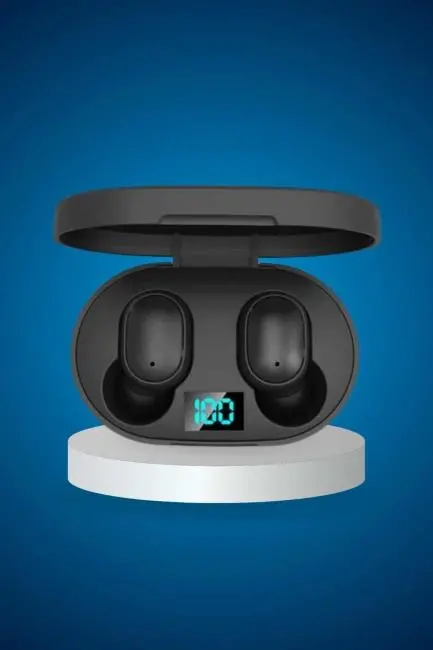 İkili Bluetooth Kulaklık Dijital Göstergeli Uzun Pil Ömrü Yüksek Ses Kaliteli