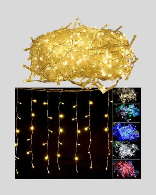 4 Metre Şelale Led Işık Perdesi Dekoratif