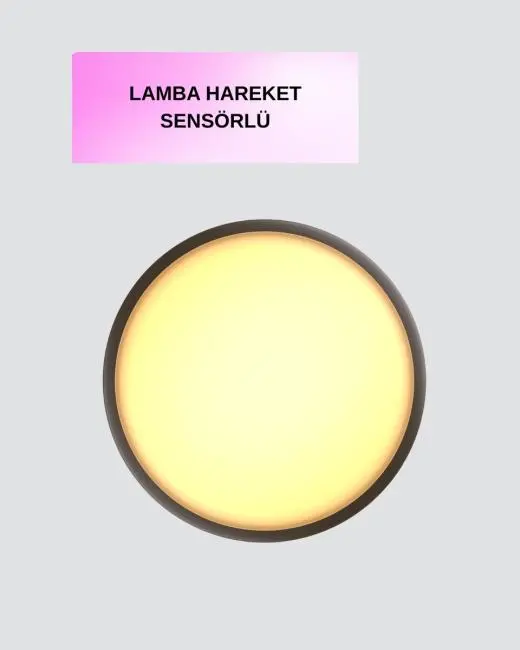 Hareket Sensörlü USB Şarjlı LED Gece Lambası Enerji Tasarruflu