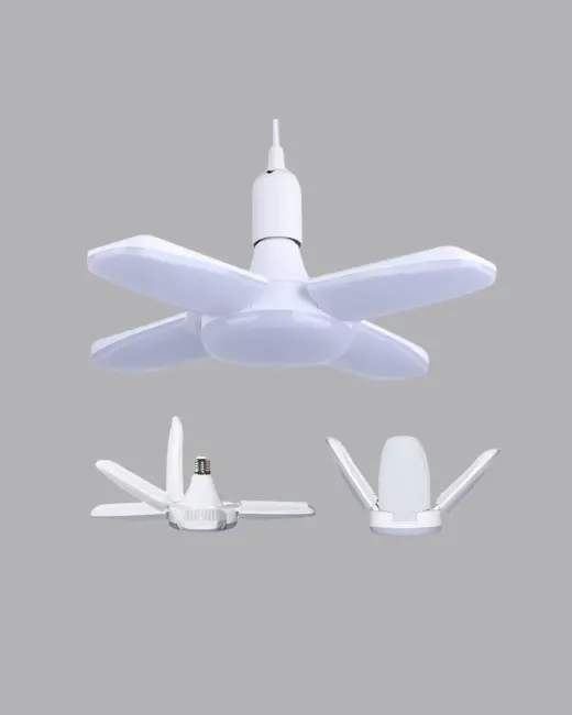 Enerji Tasarruflu LED Ampül 60 Watt 4 Kollu Beyaz Işık