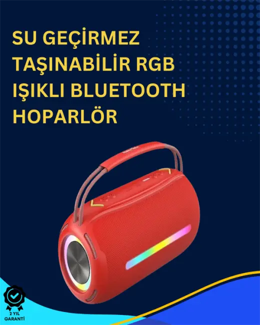 USB/SD/AUX Girişli Hoparlör – 10 W × 2 Çift Sürücü