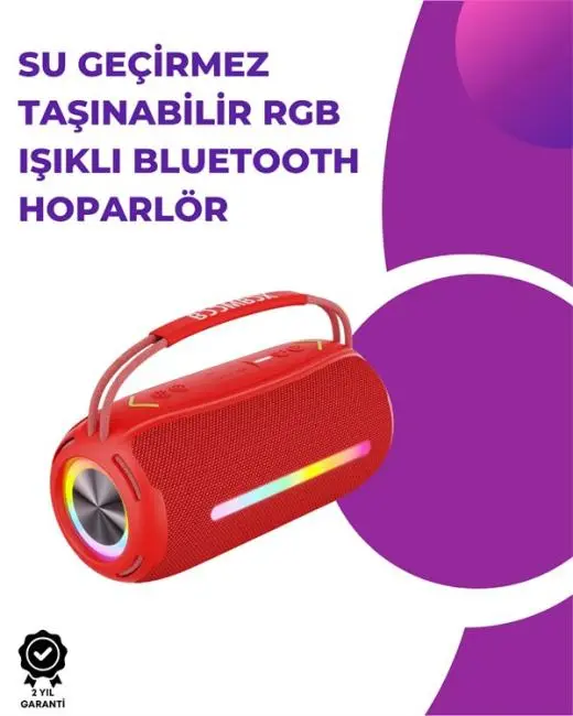 Bluetooth Kablosuz Hoparlör – Taşınabilir Güçlü Ses