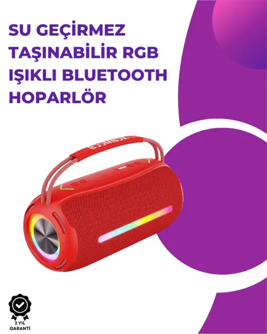 Bluetooth Kablosuz Hoparlör – Taşınabilir Güçlü Ses