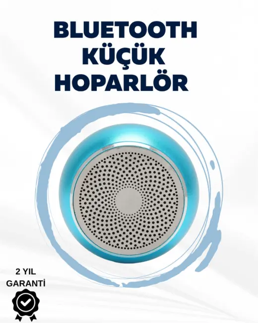 Alüminyum Gövdeli Mini Bluetooth Hoparlör – Dayanıklı ve Şık Tasarım