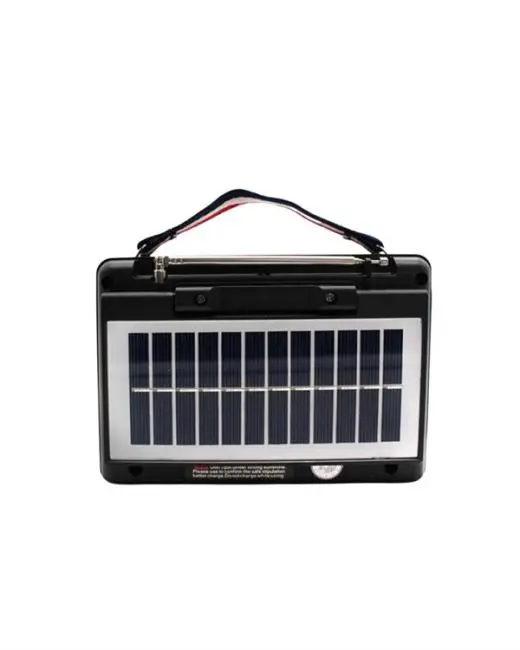 KTF-1428 Solar Panel Destekli Şarjlı Bluetooth Hoparlör – FM/AM/SW Radyo AUX ve TF Kart Girişli