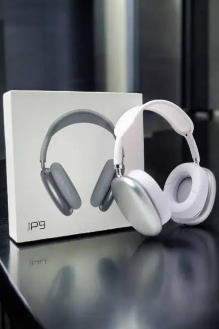 P9 Air Max Kablosuz 5.0 Mikrofonlu Bluetooth Kulaklık Beyaz Yüksek Ses Kaliteli