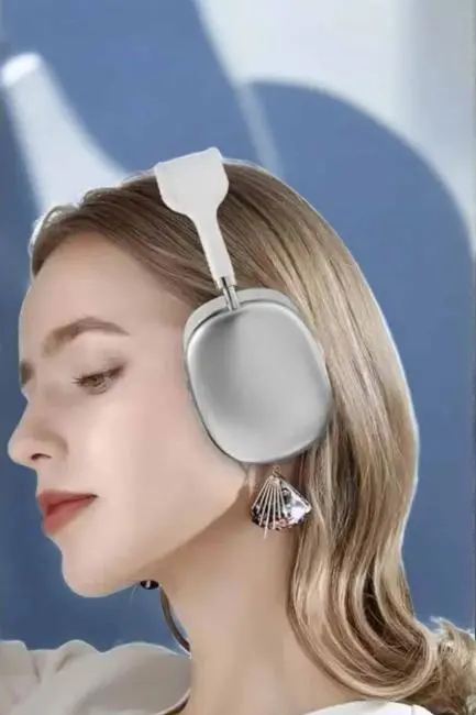 P9 Plus Kablosuz Kulak Üstü Bluetooth Kulaklık Beyaz Yüksek Ses Kaliteli