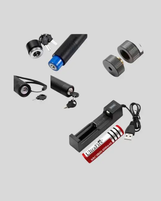 5000mW Yeşil Lazer Pointer Profesyonel Uzun Menzilli