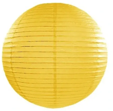 Dekoratif Çin Feneri – Kağıt Lamba - Sarı