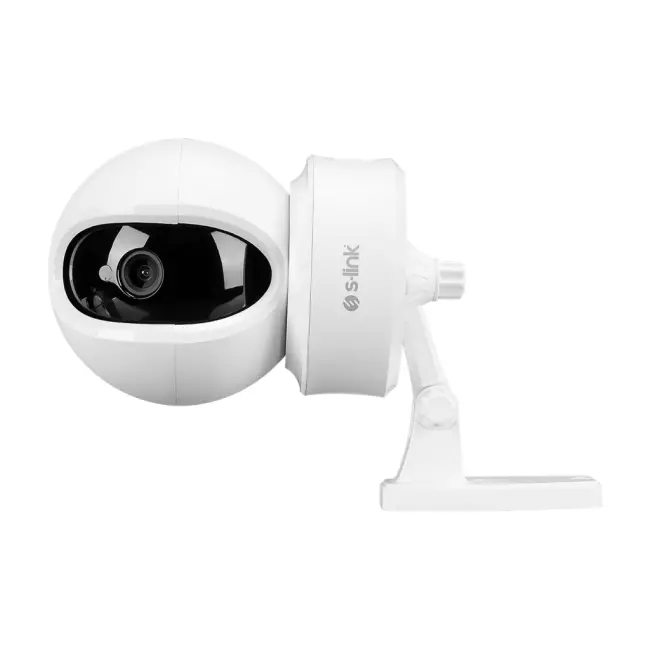 S-LINK SL-IND04 Ev/Bebek Güvenlik Kamerası WiFi 2Mpix 3.6mm Lens 10m. Gece Görüşü Hareket algılama İki Yönlü Ses Micro SD Kartlı TUYA Yazılım(1923)